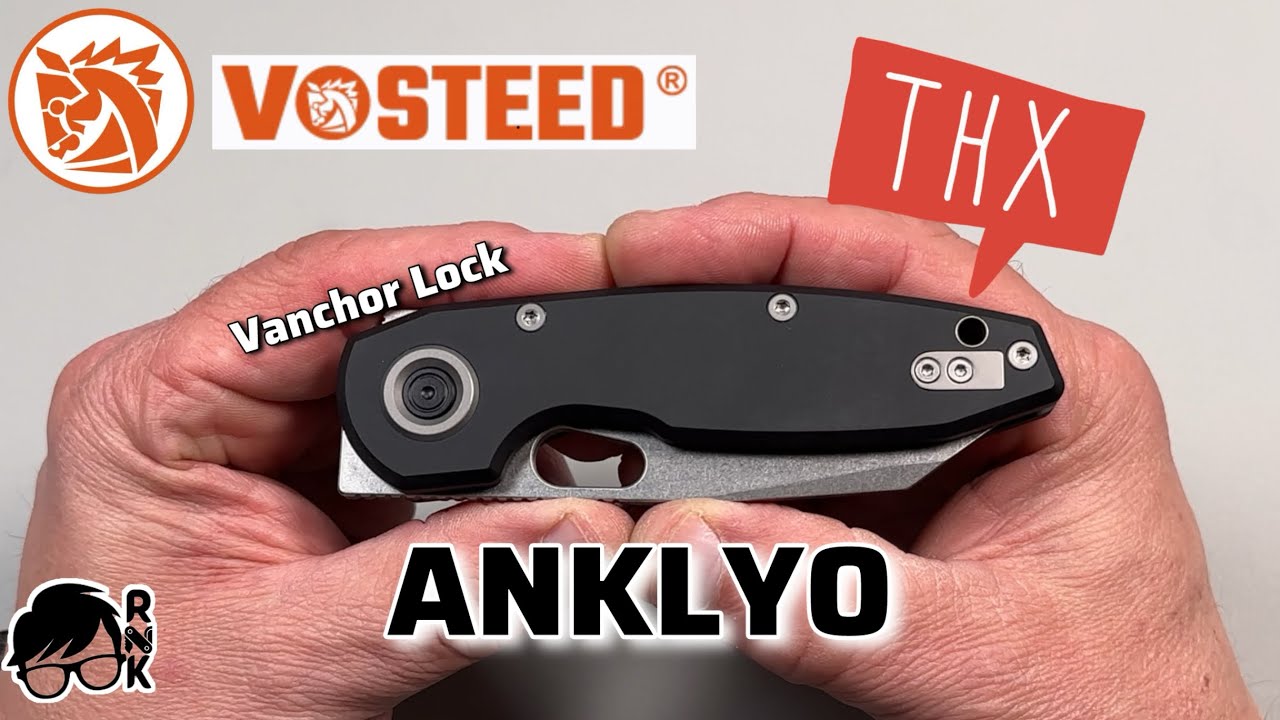 Нож Vosteed Anklyo с замком Anchor Lock довольно крутой… мой обзор и впечатления.