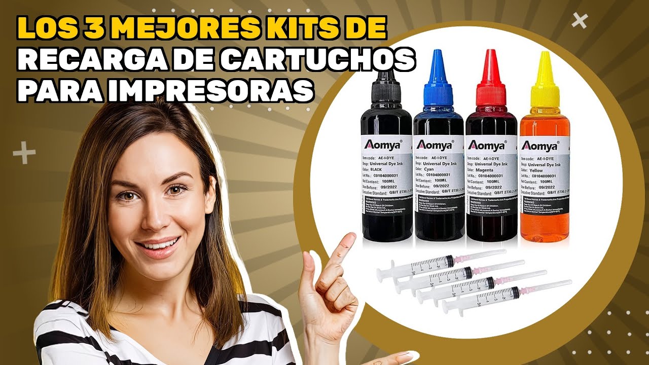 Los 3 mejores kits de recarga de cartuchos para impresoras 2026: lo mejor valorado por los usuarios