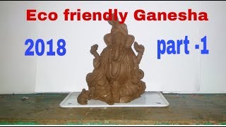 How to make eco friendly Ganesha 2018 part-1/ craft by dev screenshot 1