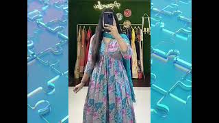 KD Women Floral Print Anarkali Kurta Set | Elegant Ethnic Wear for Women screenshot 3
