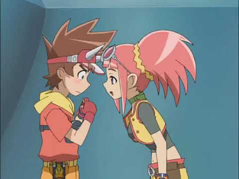 Zoe Kisses Jim Then Tries To Kiss Max - Dinosaur King