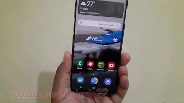 Samsung Galaxy S10 : How enable or disable Screen reader Count list items (android pie)