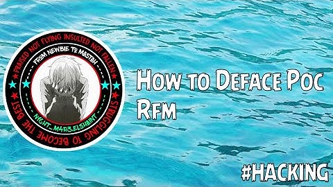How to Deface Poc Rfm