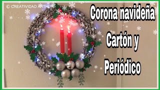 CORONA NAVIDEÑA DECORACIÓN PARA TU CASA