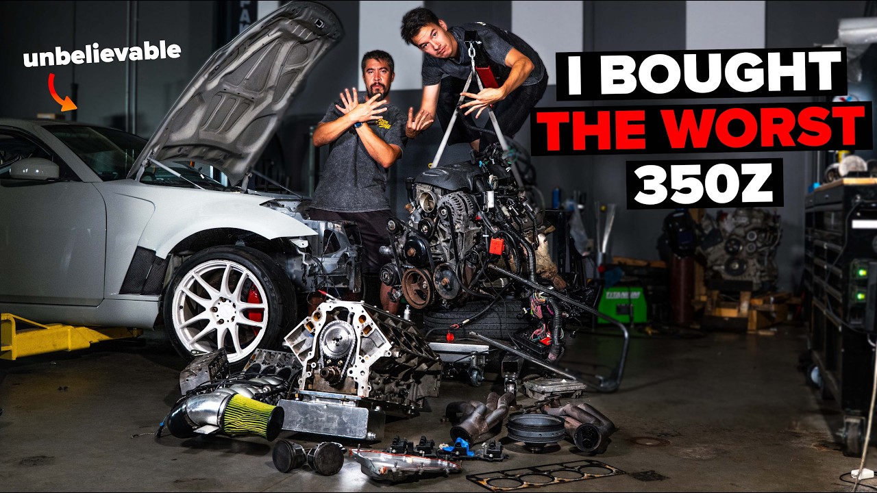We bought a new motor for the basketcase 350Z