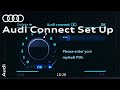 Setting up Audi connect