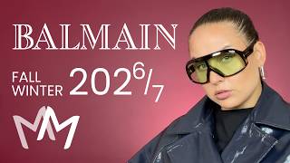Balmain Fall/Winter 2026/2027 Runway Analysis: Antonin Tron's Debut, Minimal Opulence & Key Trends