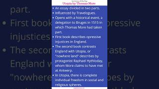 Utopia #literature #literaryperiods #novel #ugcnet #ugcntanet #history