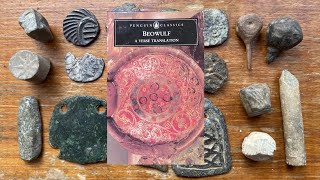 Beowulf a verse translation by Michael Alexander Anglo Saxon Sceat Styca Spindle whorl book tube