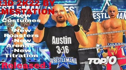 WR3D 2K22 NEW MOD BY GAMESTATION WITH NEW WRESTLEMANIA38 COSTUMES(NEW COSTUMES,NEW ARENAS)