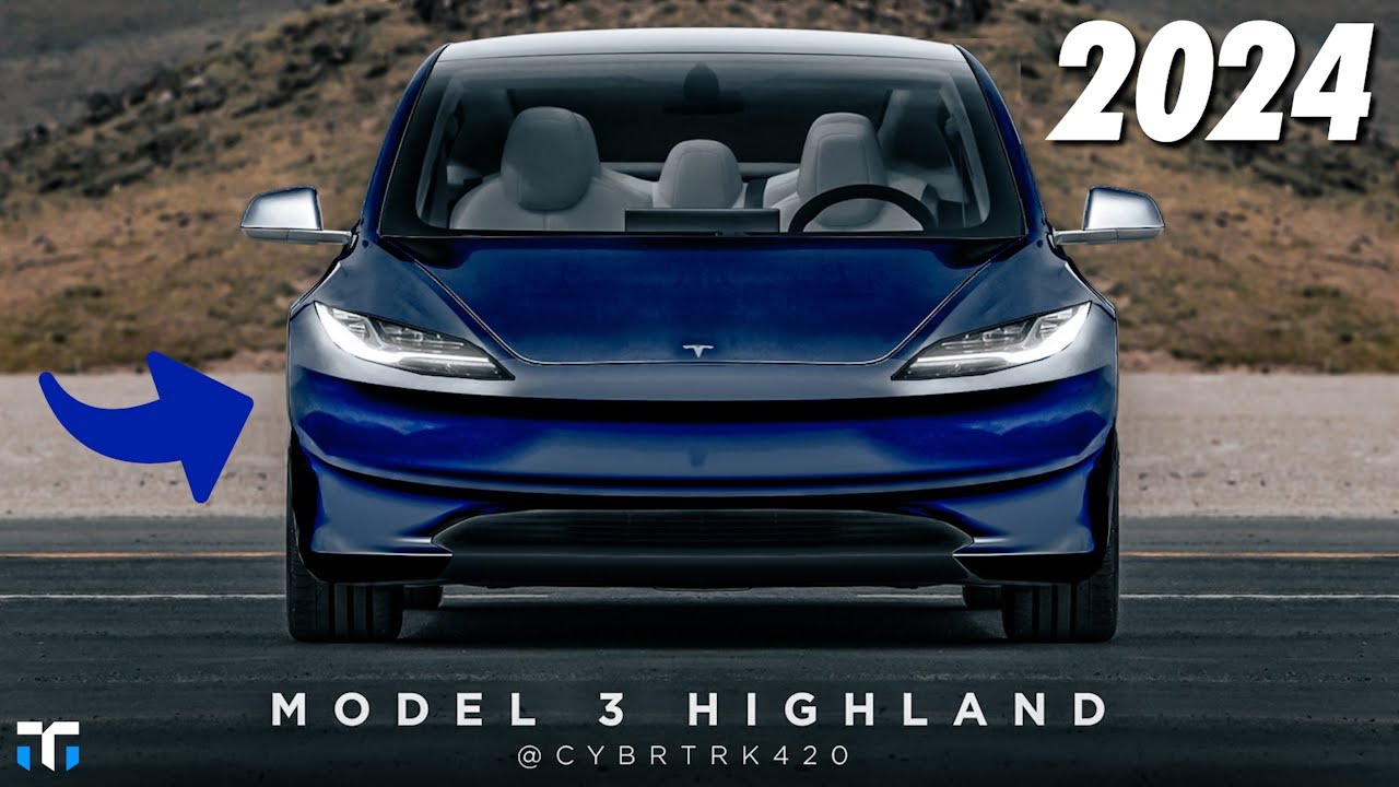 2024 tesla model 3 highland / New tesla model 3 project highland 2024 /  tesla Project 3