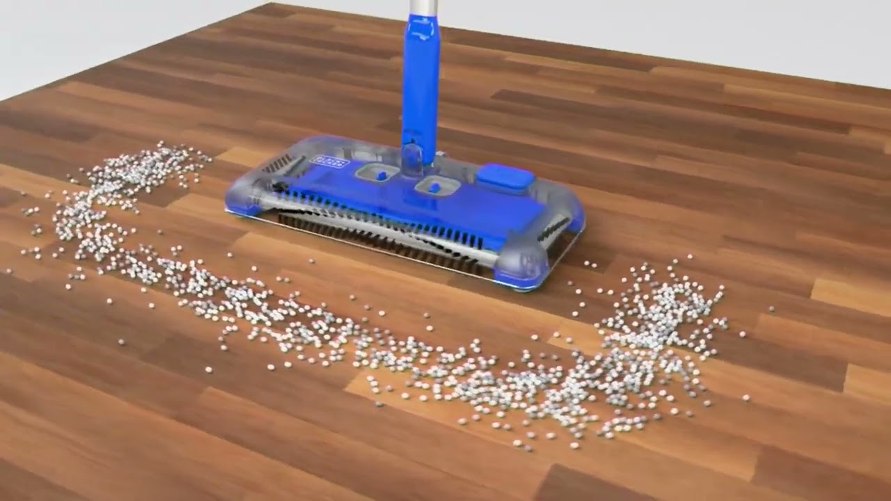 BLACK + DECKER Cordless Rechargeable Multi-Surface Floor Sweeper on QVC ...