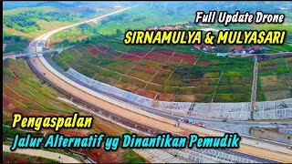 Video Udara 🛣Jalur Alternatif Arus Mudik Lebaran, Tol Cisumdawu Sirnamulya
