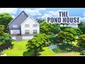 Pond House Exterior | Sims 4 | Speed Build | No CC