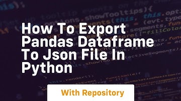 How to export pandas dataframe to json file in python