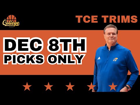 College Basketball PICKS ONLY - Sunday, December 8th