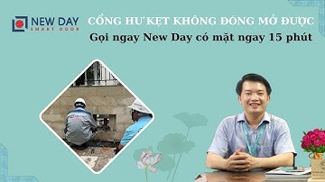 Motor cổng bị kẹt không đóng mở thì gọi ngay New Day có mặt 15 phút [cổng tự động New Day]0833983399