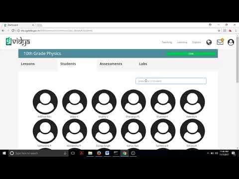 eVidya 1.0 Video Tutorial (For Teacher Login)