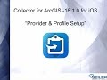 Collector iOS 18.1.0 Provider Profile Setup with Trimble R2