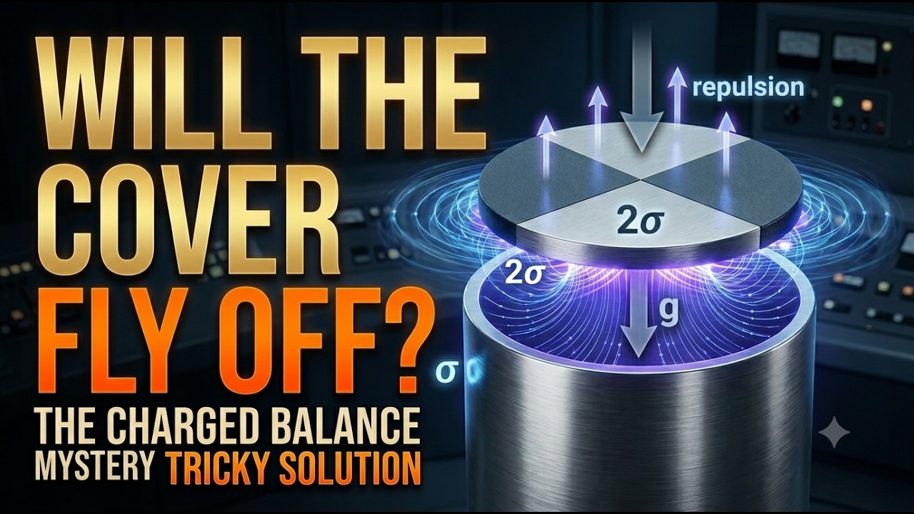 [ JEE Advanced 2027 ] Amazing Flying disc problem from electrostatics ...