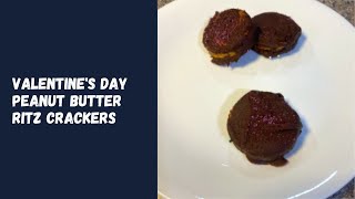 Valentine’s Day Peanut Butter Ritz Crackers