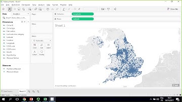 How to Create a Visualization and Publish to Tableau Public - Stolen Bikesin the UK