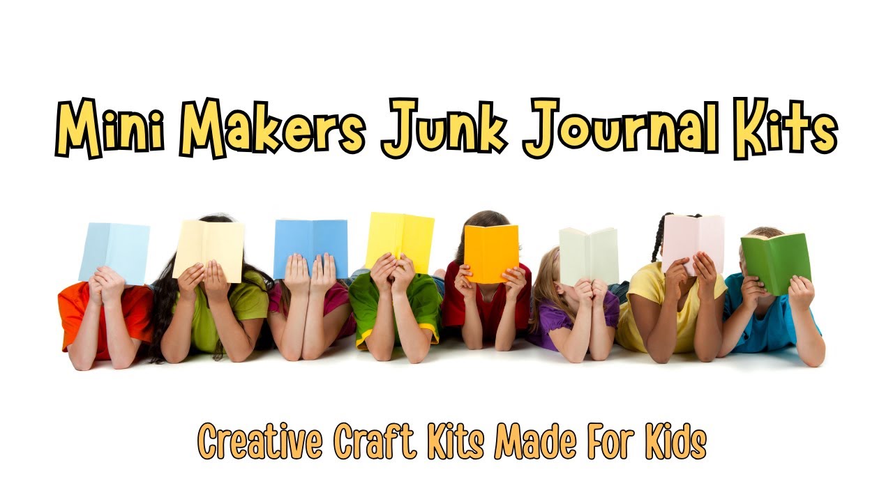 ✨ Mini Makers Junk Journal Kit | Creative Craft Kit for Kids
