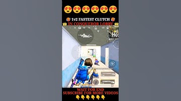 1 VS 2 CLUTCH IN CONQUEROR LOBBY IN BGMI BY SOLO DEVIL GAMING