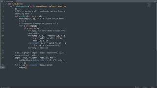 Leetcode 399. Evaluate Division in Python | Python Leetcode | Python Coding Tutorial | Python ASMR
