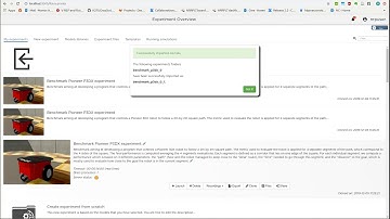 3 - Importing and exporting experiments