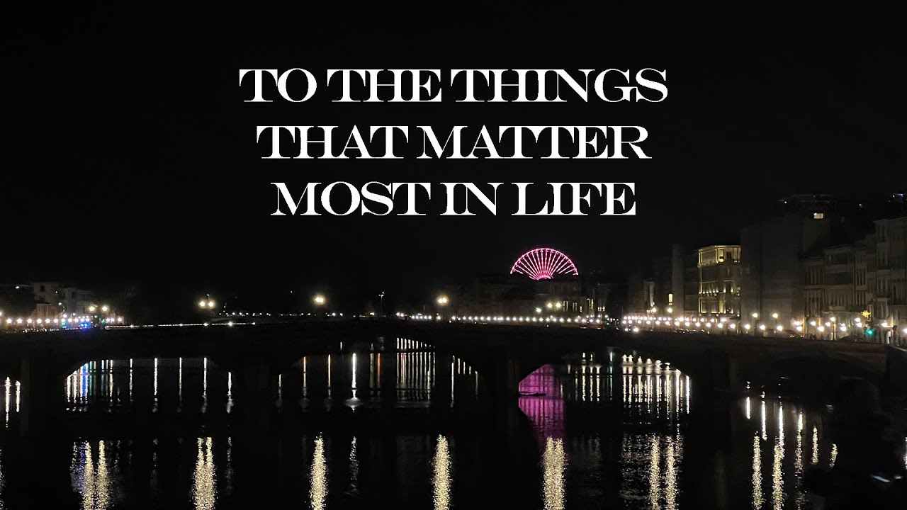 to the things that matter most in life | short film