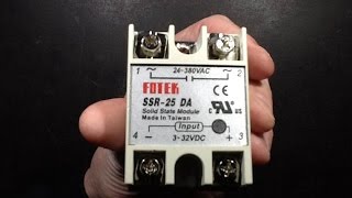 Teardown of an eBay 25A Solid State Relay. (SSR)