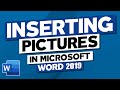 How to Insert Pictures in Microsoft Word 2019. MS Word Tutorial