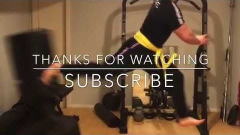 Jumping Back Kick tutorial