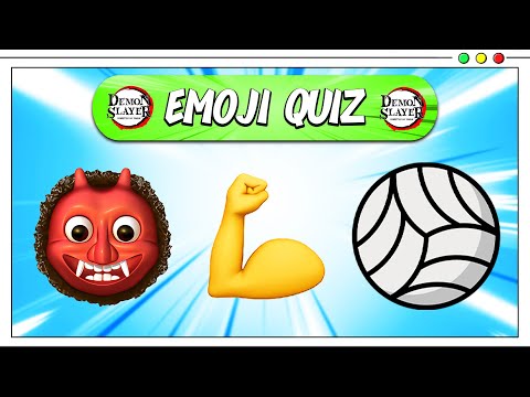 DEMON SLAYER EMOJI QUIZ Kimetsu No Yaiba Quiz Mr. Ding 