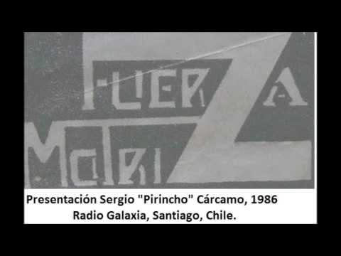 Fuerza Motriz   Presentación Pirincho Cárcamo 1986 Radio Galaxia tema Medianoche