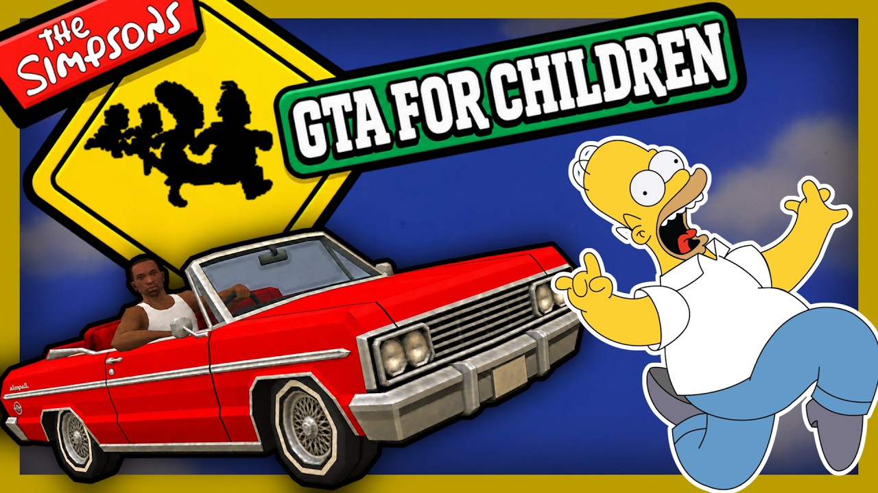 The Simpsons: Hit And Run is just Grand Theft Auto for children