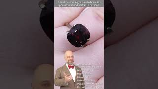 6.43 ct Unheated Red Spinel Ring | Toronto