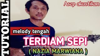 TUTORIAL melodi TERDIAM SEPI -- NAZIA MARWIANA || Termudah untuk para