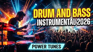 Drum and Bass Instrumental 2026 | Deep Bassline DnB Music Visualizer | 2026 Powerful Instrumental
