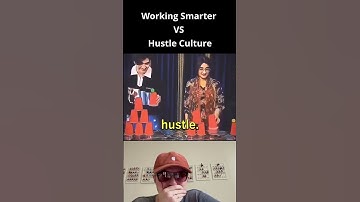 The difference between hustle culture and mindful productivity explained in 17 seconds #surprise