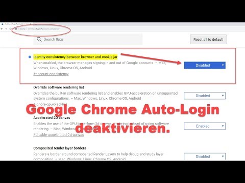 Video: Wie deaktiviere ich die Chrome-Anmeldung?