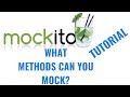 Mockito 2 tutorial for beginners: Mockable methods