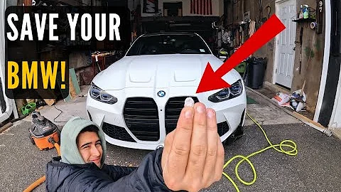 Solving one of my G80 M3's Biggest Issues... | Radiator Debris Removal Guide