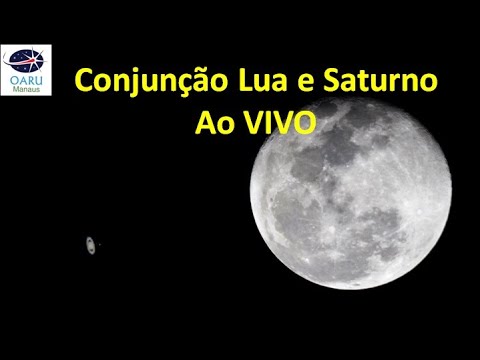 Conjunção Lua e Saturno ao Vivo - 18/06/2019 (LS-014)