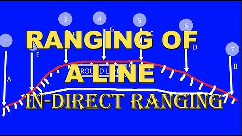 RANGING OF A LINE { INDIRECT RANGING } COMPLETE