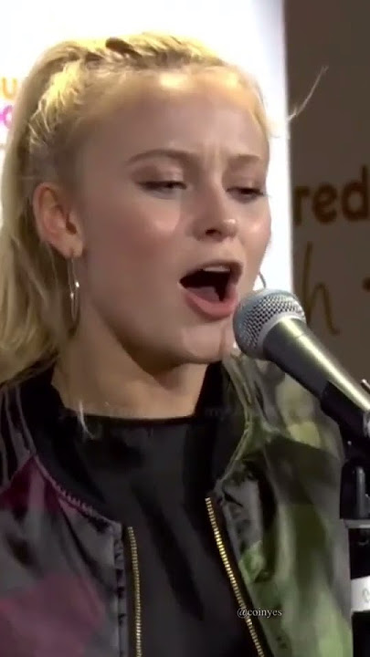 Zara Larsson Performing Live tiktok coinyes