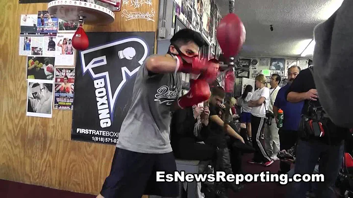 brian viloria working out EsNews Boxing