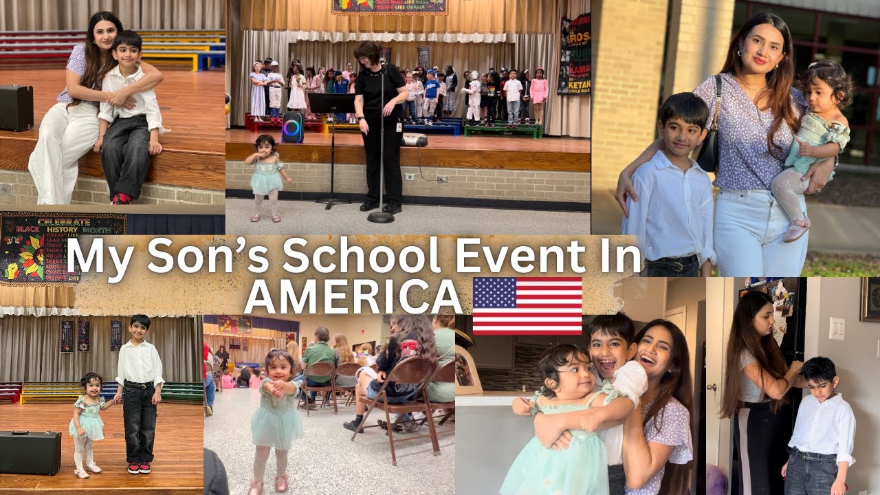 MY SON'S SCHOOL EVENT IN AMERICA 🇺🇸| Esin Ne Sab Ki Attention Le Li 😂 | American School Life