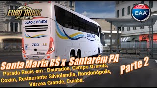 Ets2 Bus Mod Driving: Mega Viagem Completa G7 1350 Volvo 6X2 Parte 2 Pedido Davi Nunes Mapa EAA